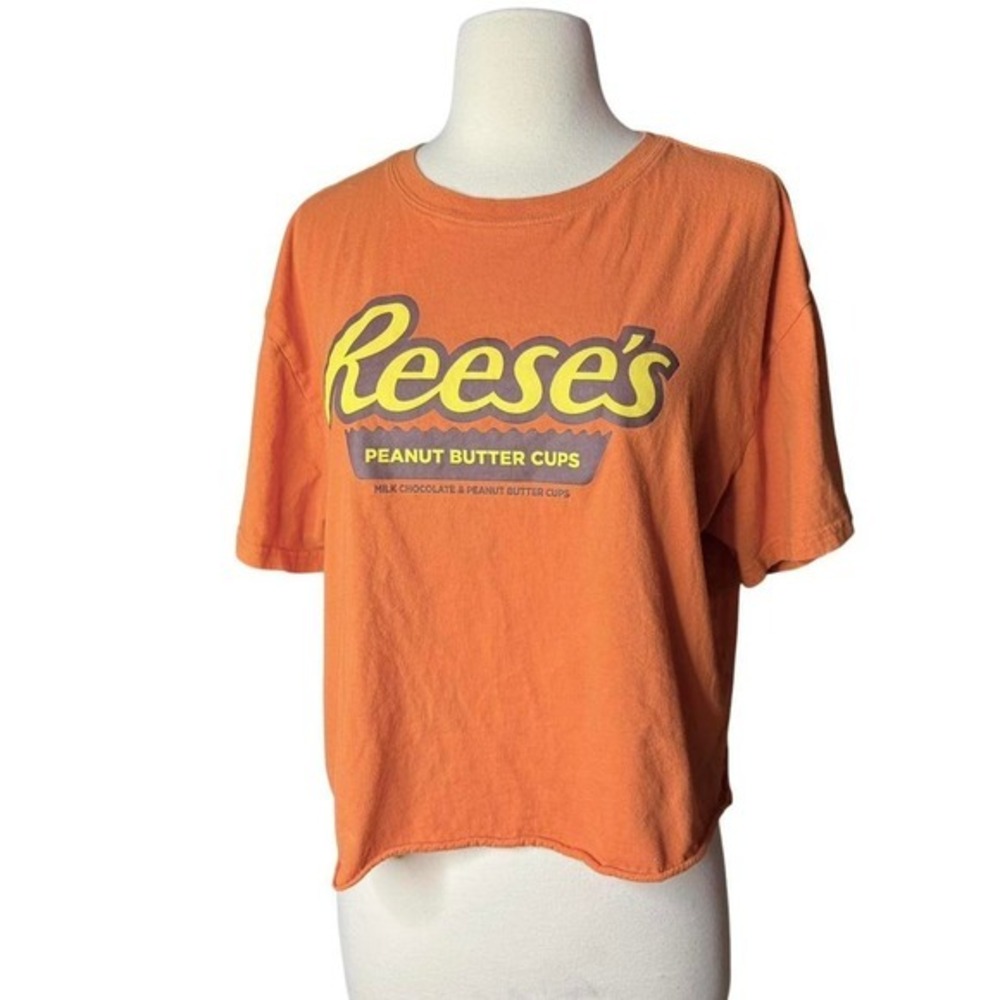Cropped XL Reece's‎ Peanut Butter Cups Orange T-shirt - Candycore